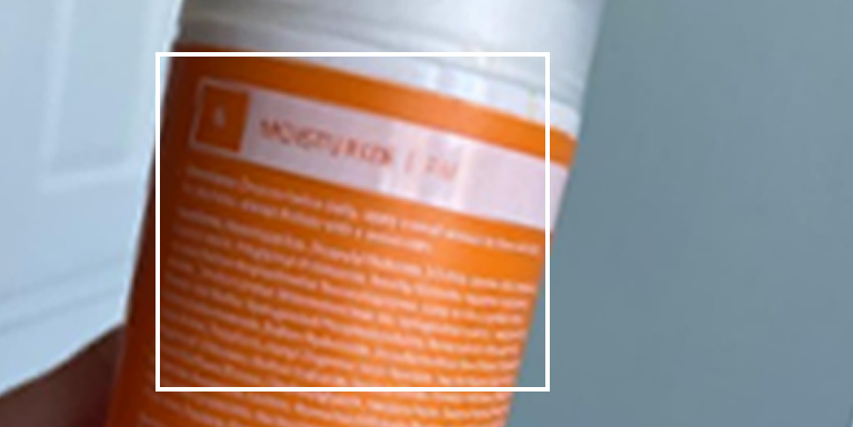 Blurred image example